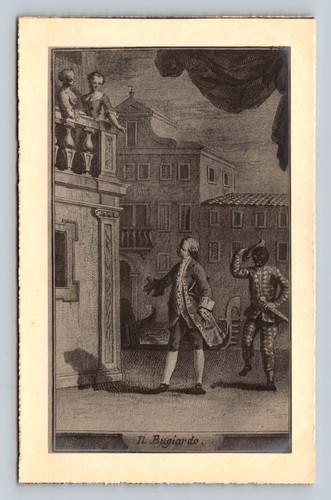 Vintage italian etching - vintage,