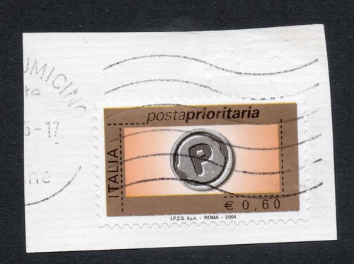 Italy 2004 priority mail - italy,
