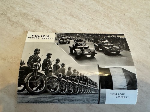 Postcard police department - police,