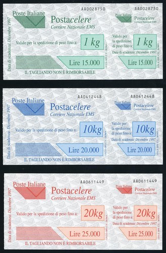 Italia 1997 posta celere - italia,